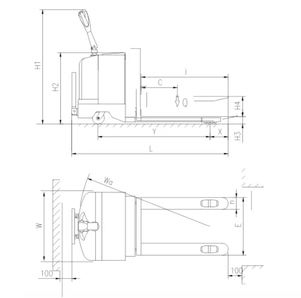 Transpaleta eléctrica