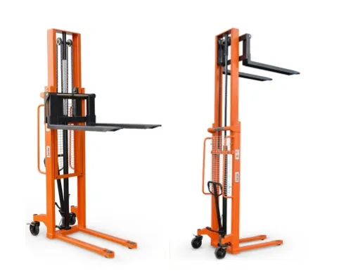 Apilador manual de doble mástil